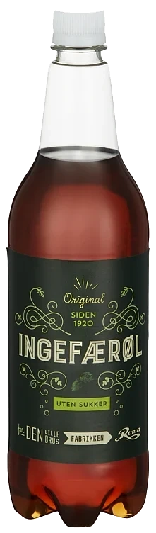 Ingefærøl uten sukker   12x1l