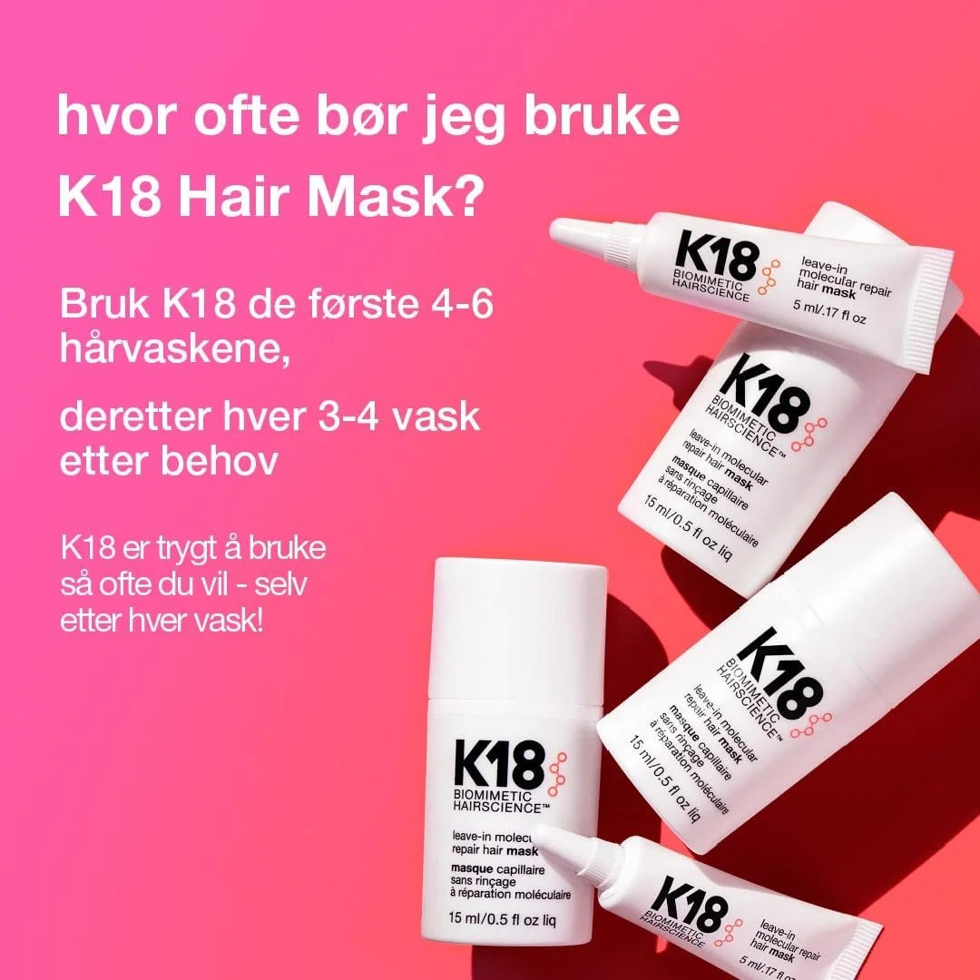 K18 Molecular Repair Hair Mask, 15 ml