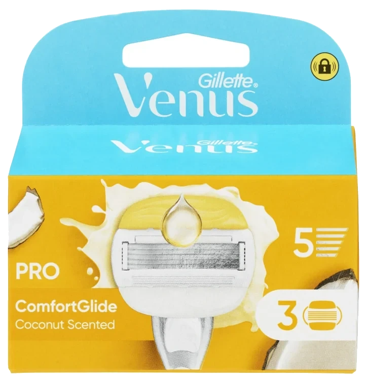 Venus Barberblad Comfglide Coconut 3stk Gillette