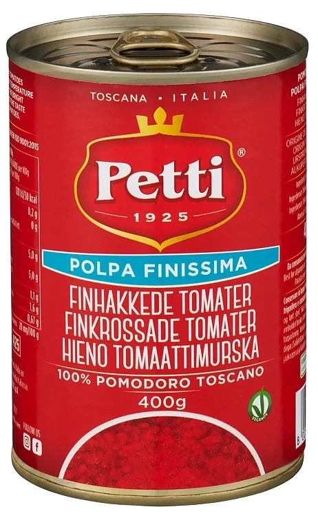Tomater Finhakkede 400g Petti