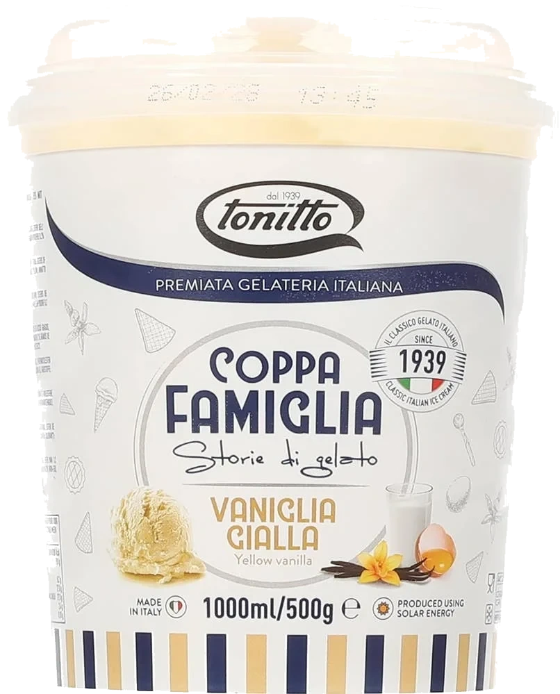 Coppa famiglia vanilje 1 l