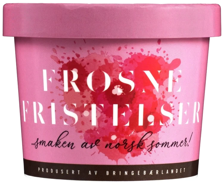 Frosne Fristelser 160g Bringebærlandet