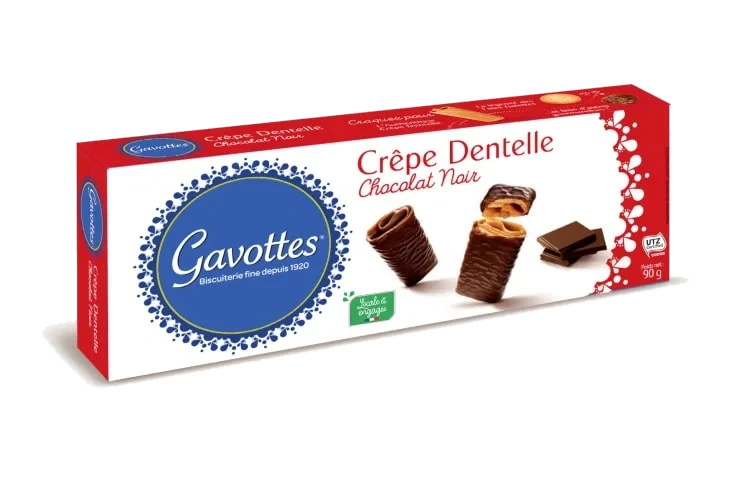 Crêpe m/ Mørk Sjokolade 90g Gavottes