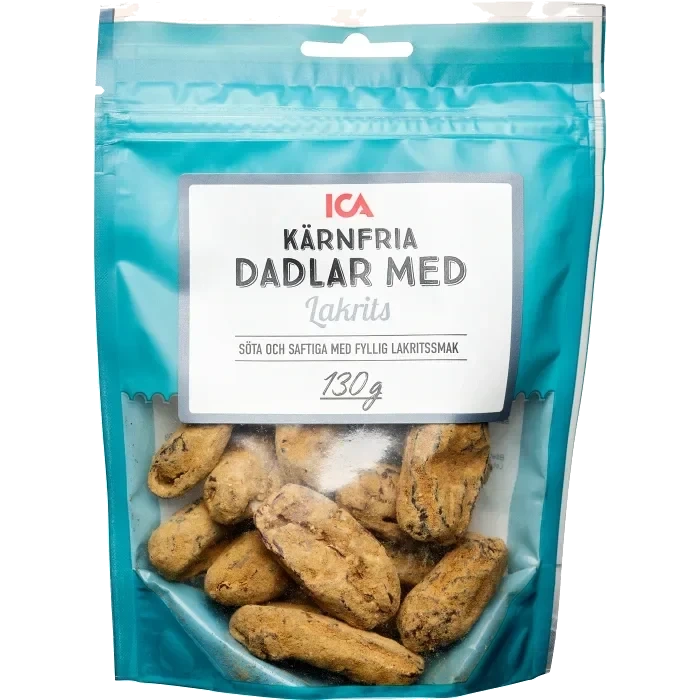Dadlar Lakrits 130g Klass 1 ICA