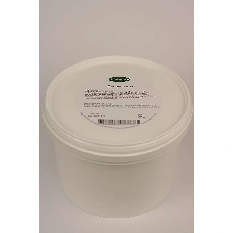 Sennepsaus 3kg Sm