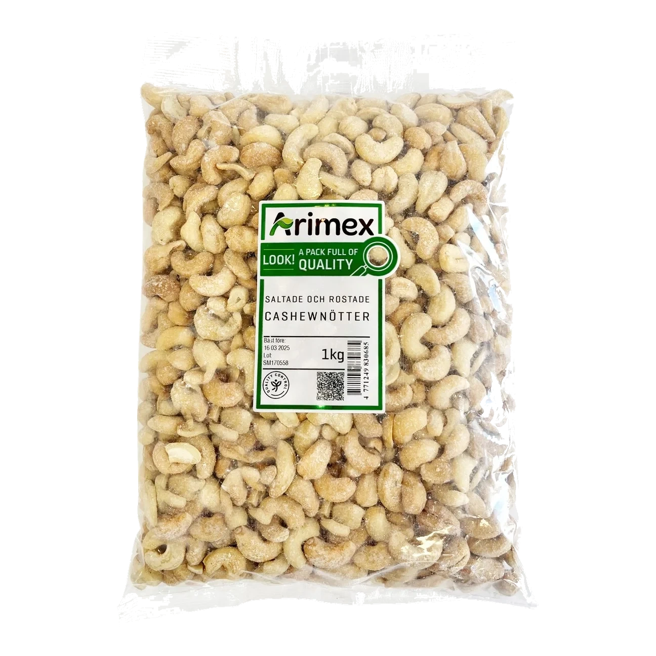 Cashewnöt rostad saltad