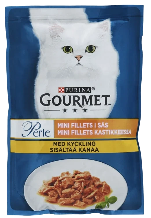 Kyckling Gourmet Perle Kattmat i Sås