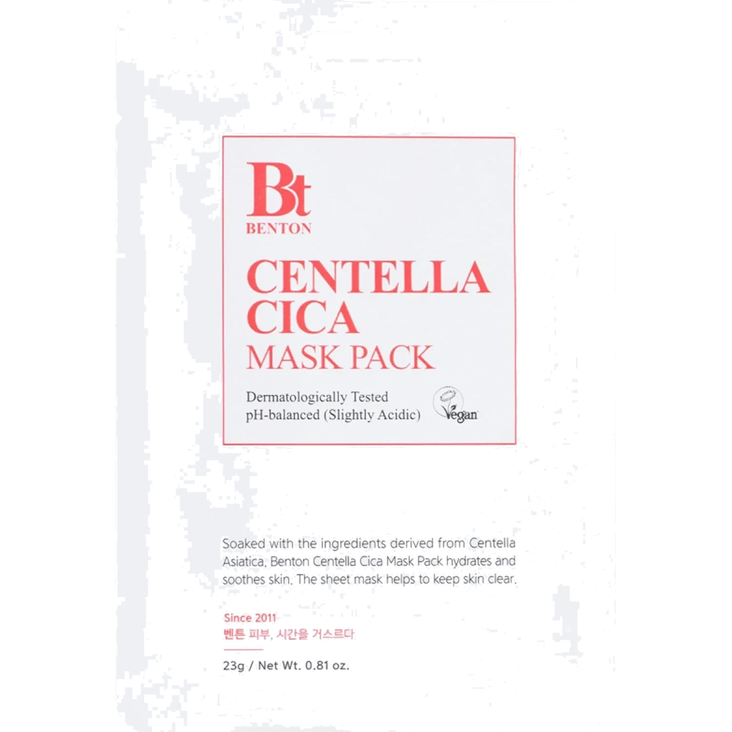Benton Goodbye Redness Centella Sheet Mask