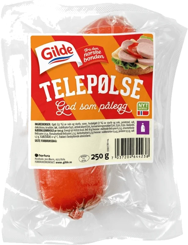 Telepølse   250g