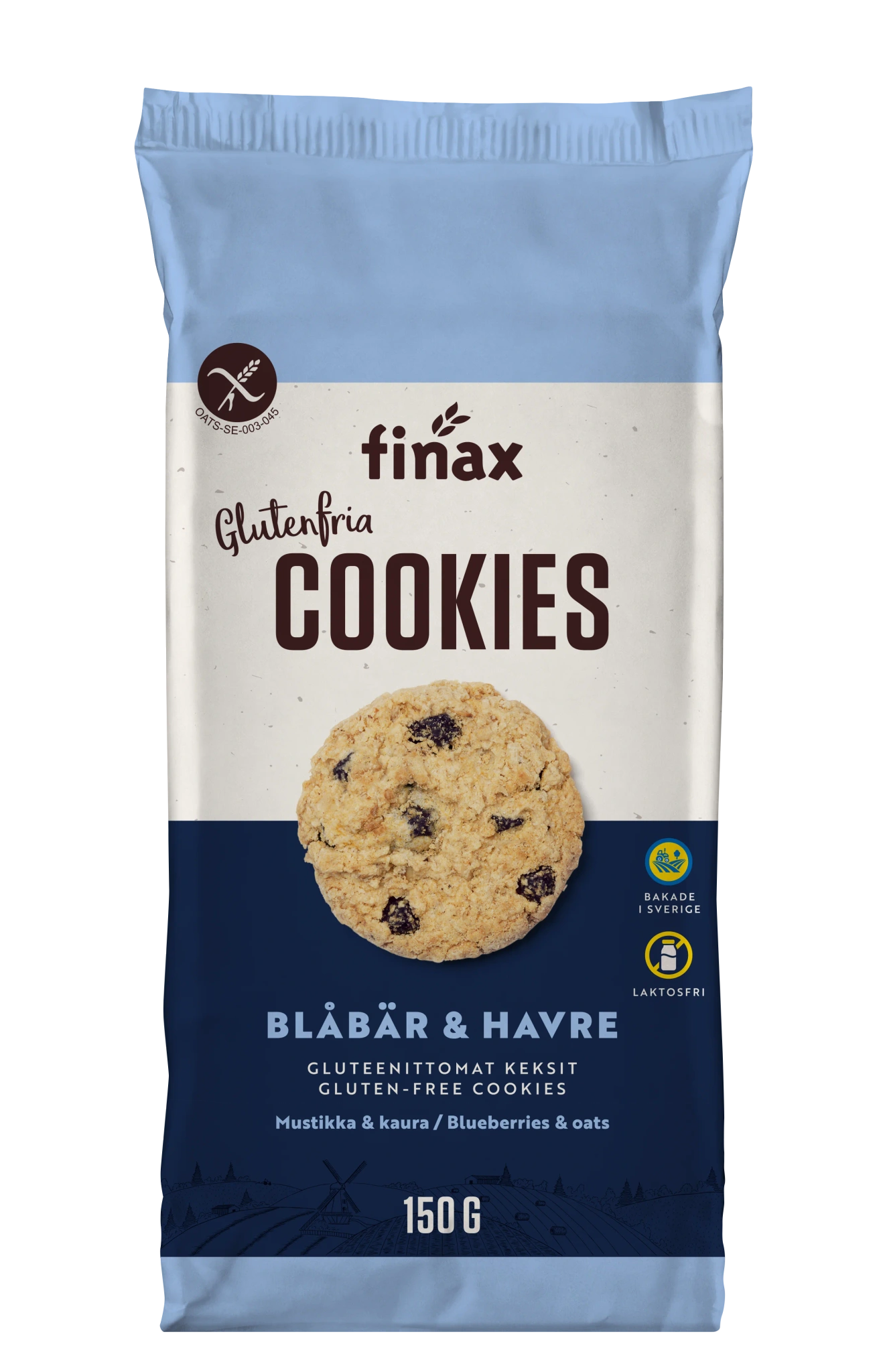 Blå & Havre Cookies