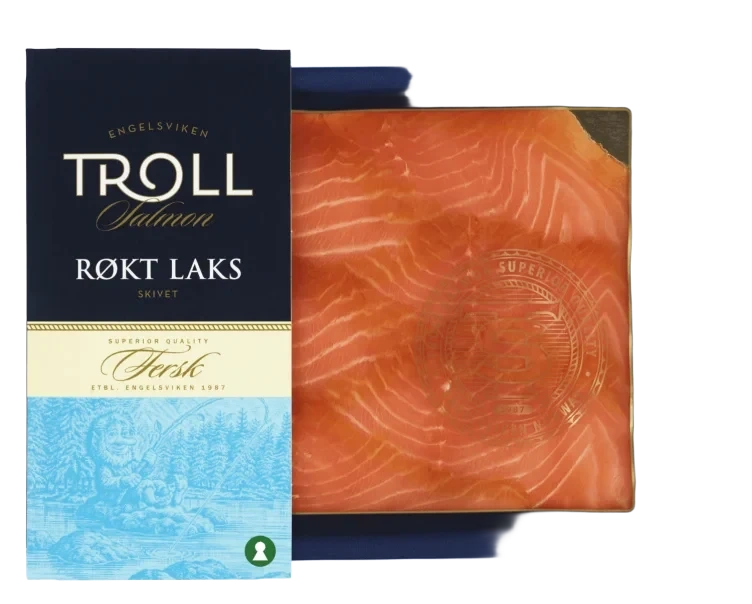 Laks Røkt skivet 200g Troll