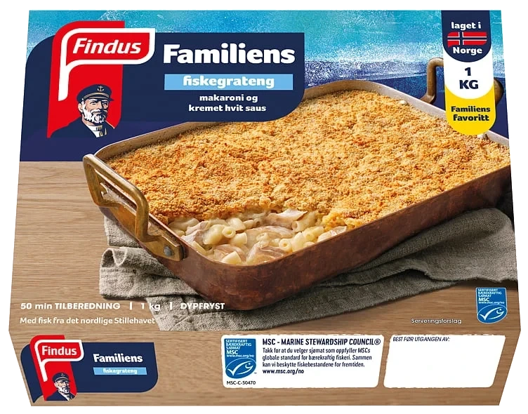 Familiens fiskegrateng   1kg