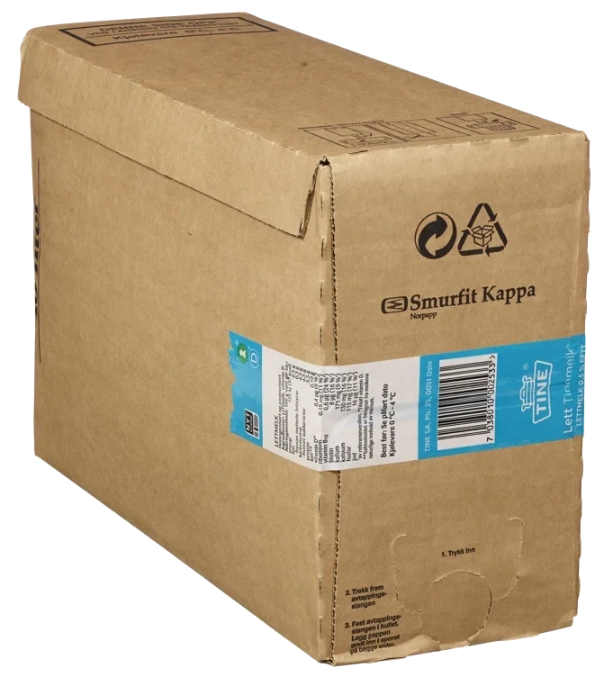 Lettmelk 0,5% bib slim   10l