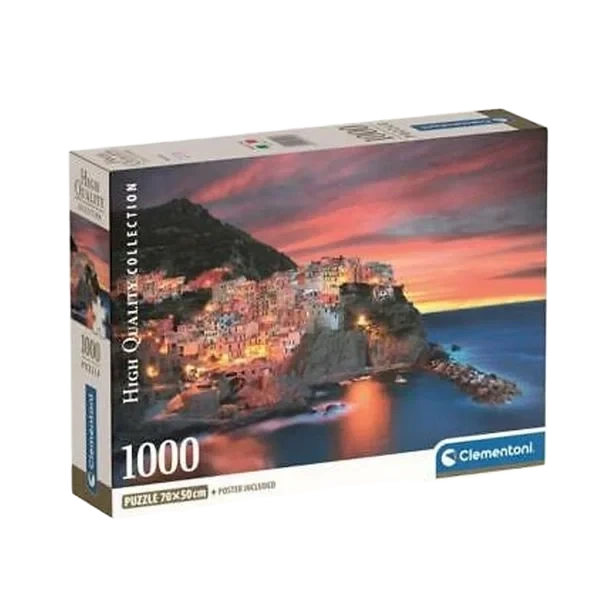 Puslespill 1000 Brikker - Manarola