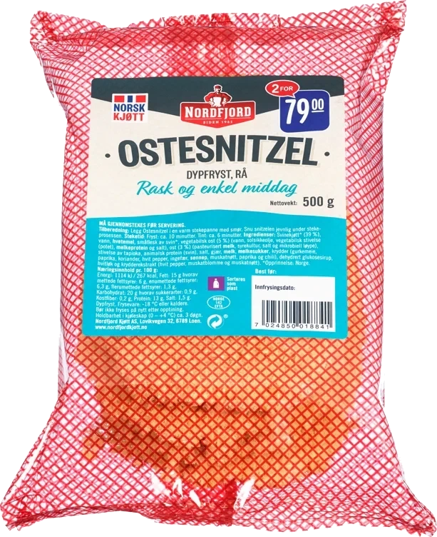 Ostesnitzel 4 pkn     500g