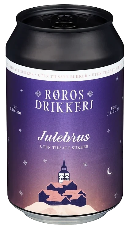 Røros bryggeri julebrus u/tilsatt sukker bx 24x33cl