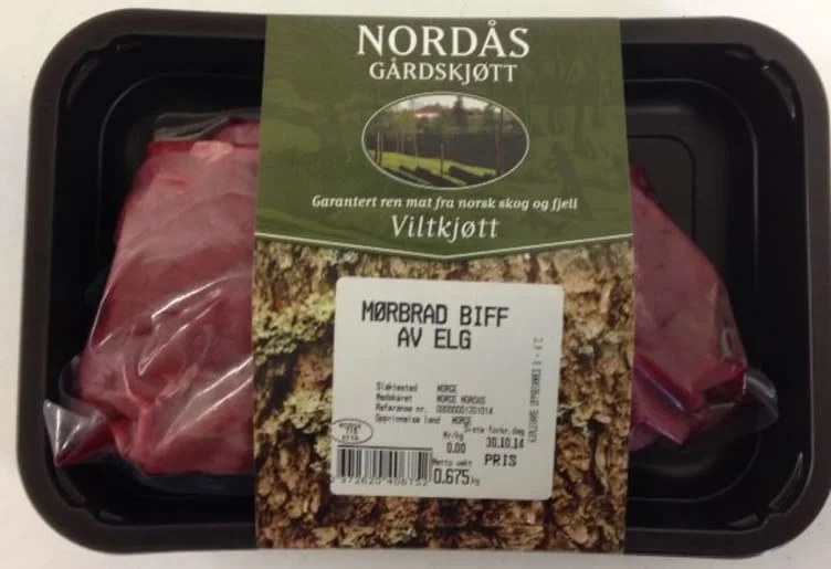 Elg Mørbrad Biff Fersk Nordås Gårdskjøtt