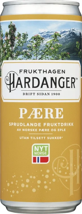 Pærebrus 0,33l boks Frukthagen Hardanger