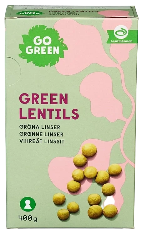 Grønne linser 400g