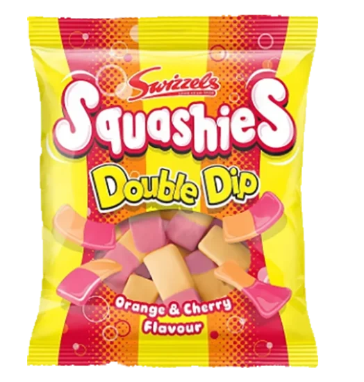 Squashies Orange & Cherry 140g