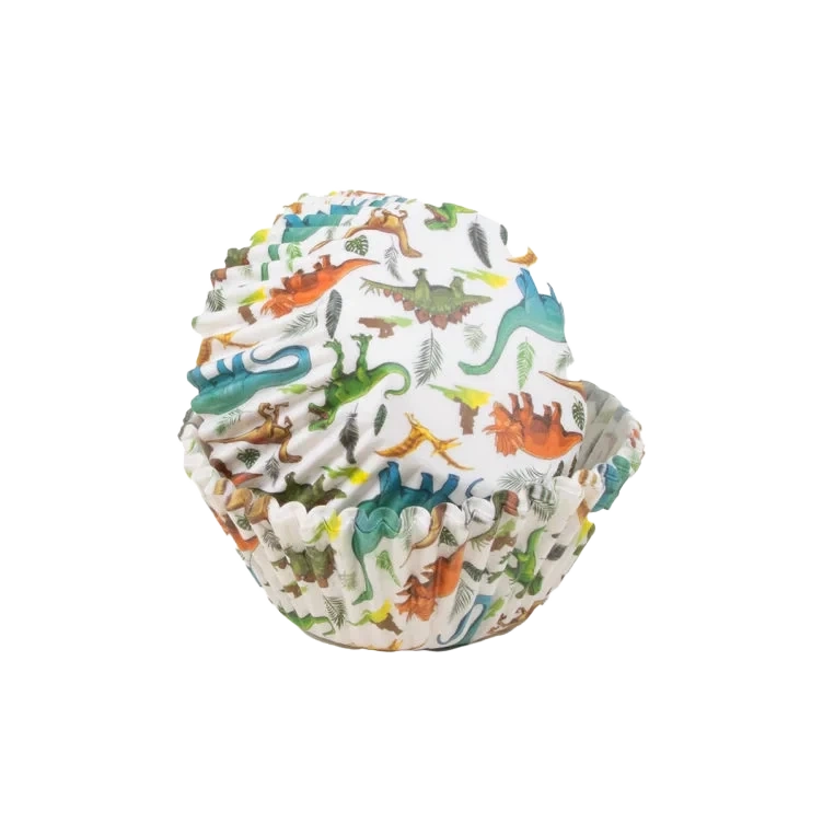 Muffinsform Dinosaur 50stk Cacas