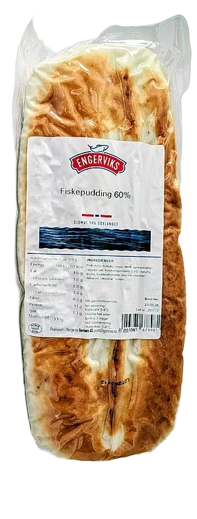 DOMSTEIN SJØMAT AS Fiskepudding 60% Surimifri Engerviks
