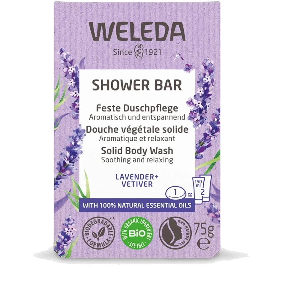 Weleda Solid Body Wash Lavender + Vetiver Soap