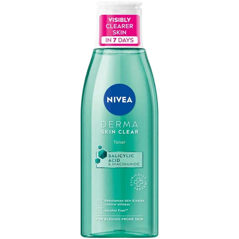 Nivea Derma Skin Clear Toner, 200ml