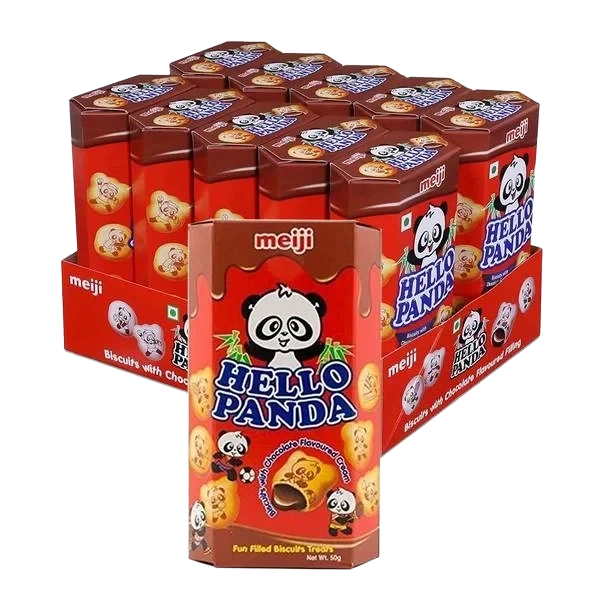 Hello Panda Sjokoladekjeks (Kartong 10 x
