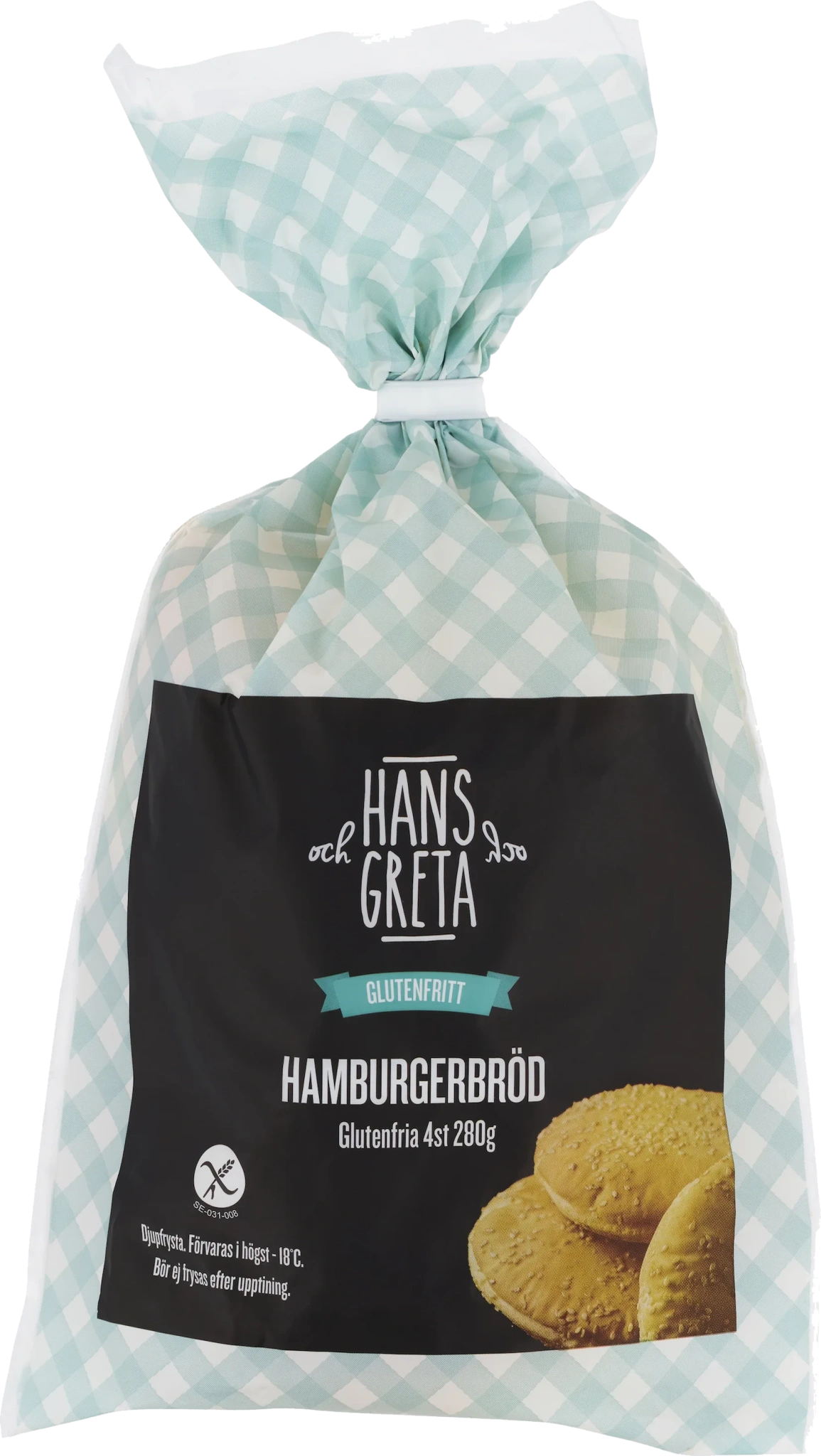 GF Hamburgerbröd 4-p