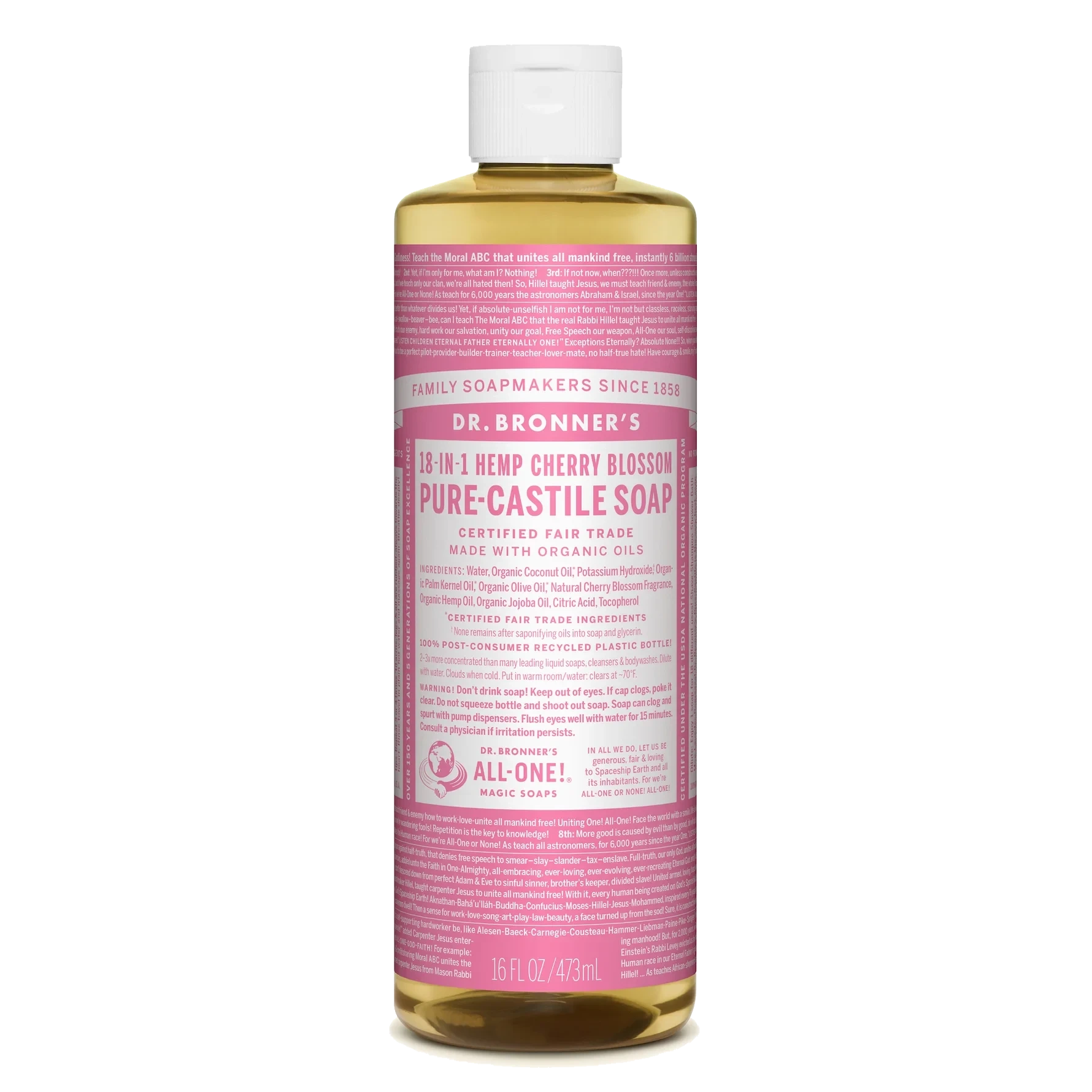Dr. Bronner's Cherry Blossom Liquid Soap 473 ml