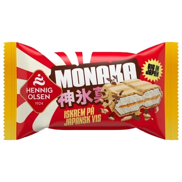 Monaka M/kjeks 40 X 135ml Hennig-olsen