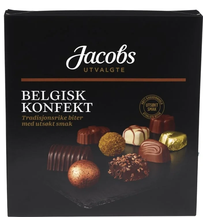 Belgisk Konfekt 310g Jacobs Utvalgte