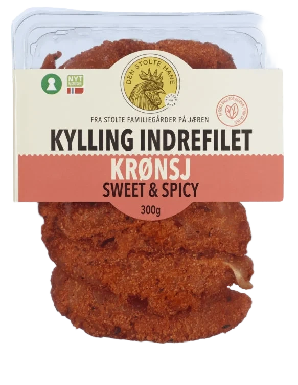 Kyllingfilet Krønsj Sweet&Spicy 300g