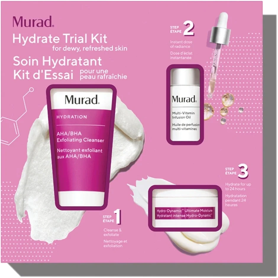 Murad Hydrate Trial Kit For Dewy &Refreshed Skin