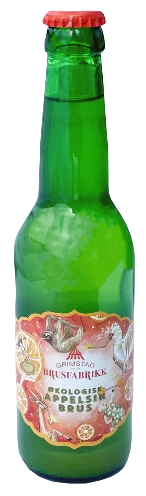 Økologisk appelsinbrus 330 ml