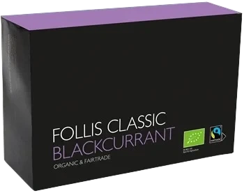 Blackcurrant, Økologisk & Fairtrade, 100stk, Follis Classic