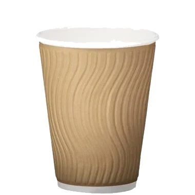 Bägare Ripple Wrap brun 30 cl