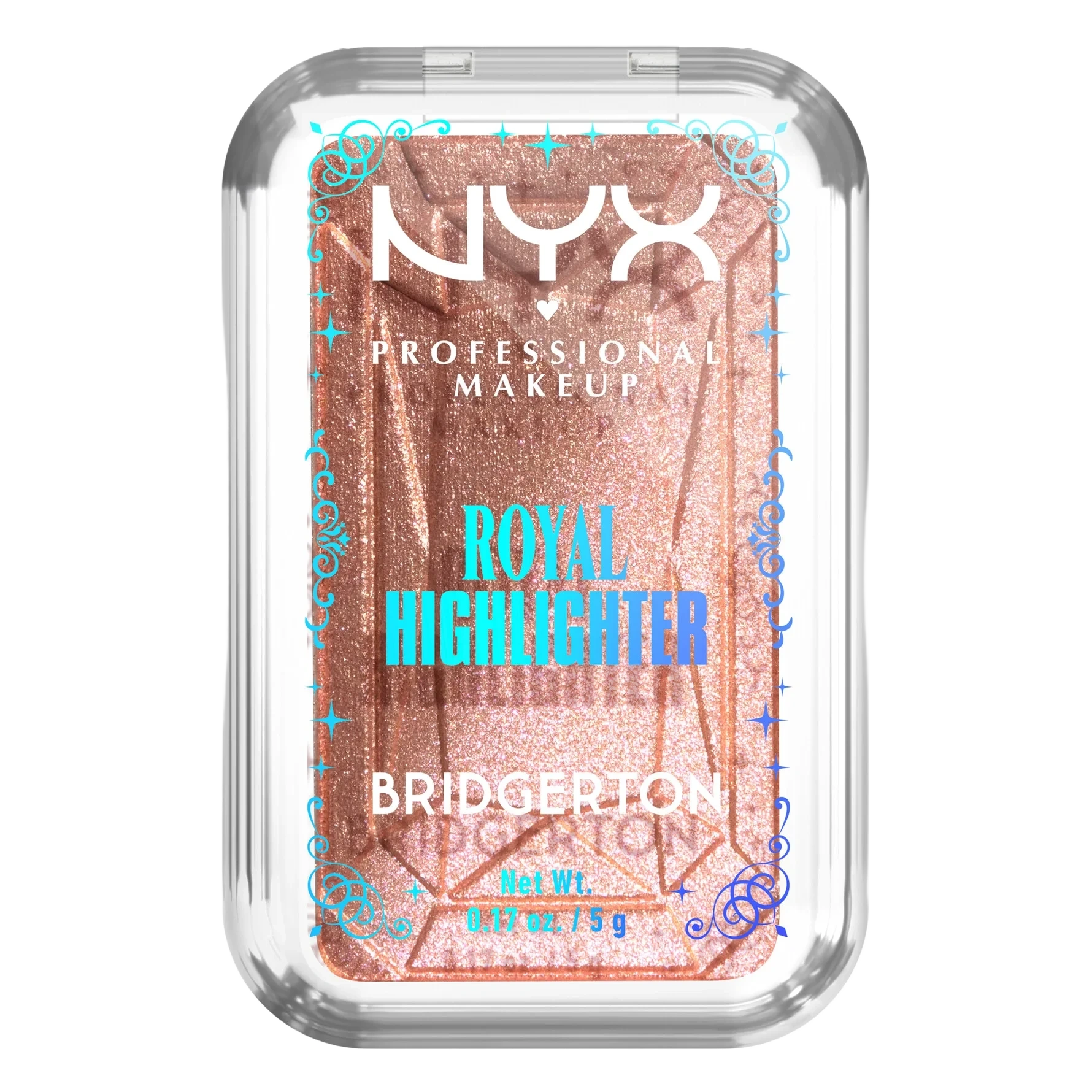 NYX PROFESSIONAL MAKEUP Bridgerton Royal Highlighter 1 Iridescent peach