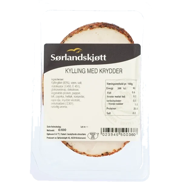 Spis Meg Kylling Med Krydder 100g