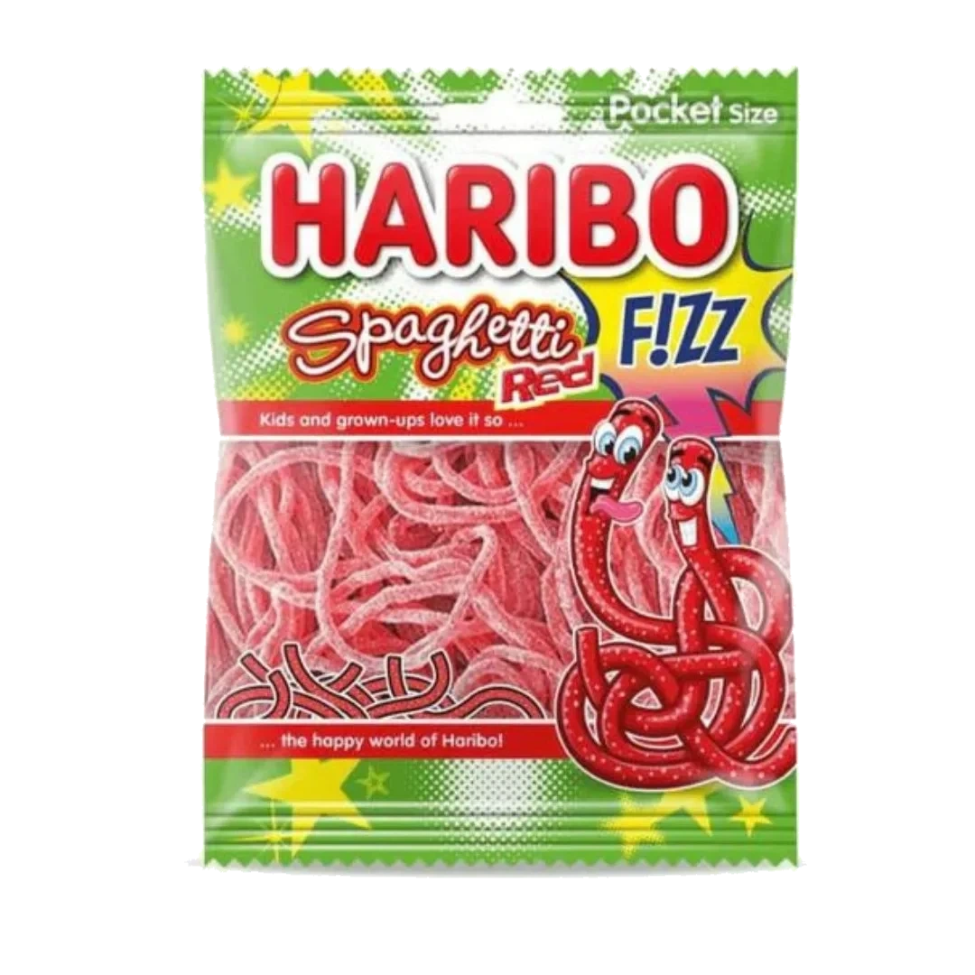Haribo Spaghetti Red Fizz 70 g