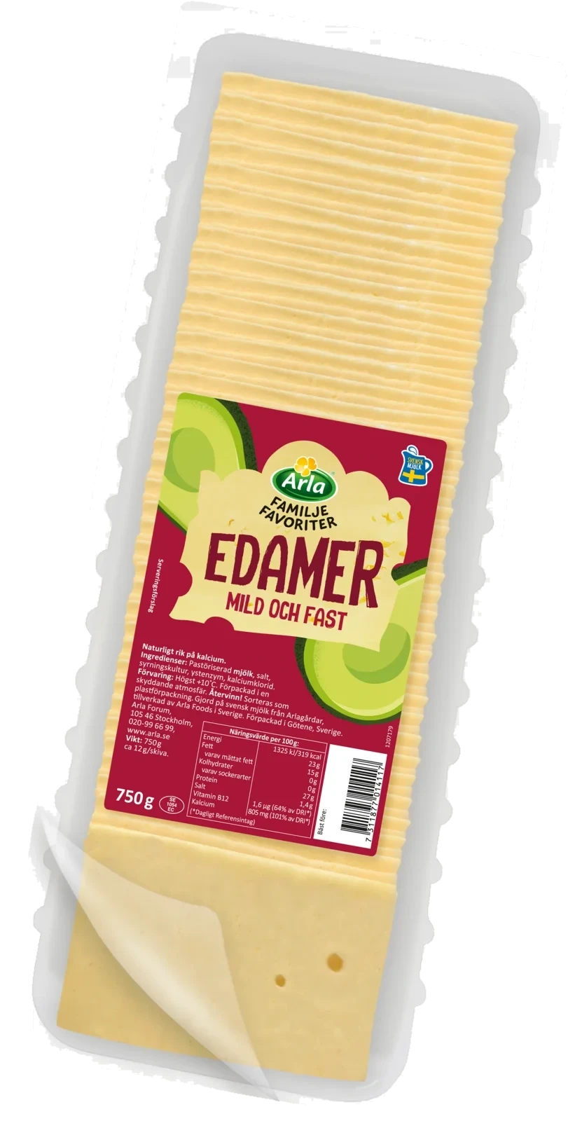 Familjefavoriter Edamer skivad ost 23%