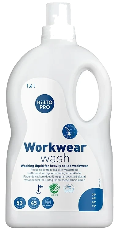 Vaskemiddel workwear wash  1,6l
