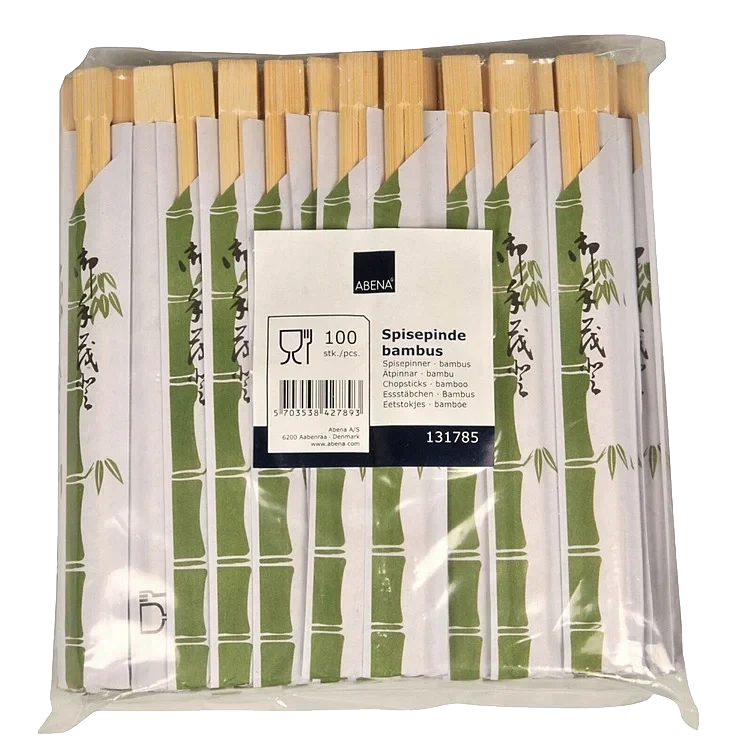 Spisepinner Bambus Papirinnpakket 21 cm
