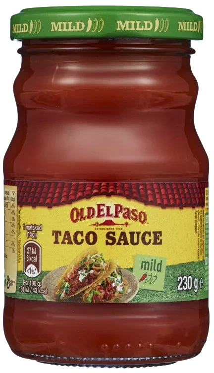 Taco Sauce Mild 230g Old El Paso