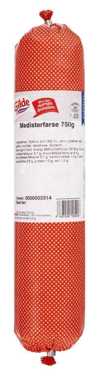 Medisterfarse Snabb Frys 750g Gilde