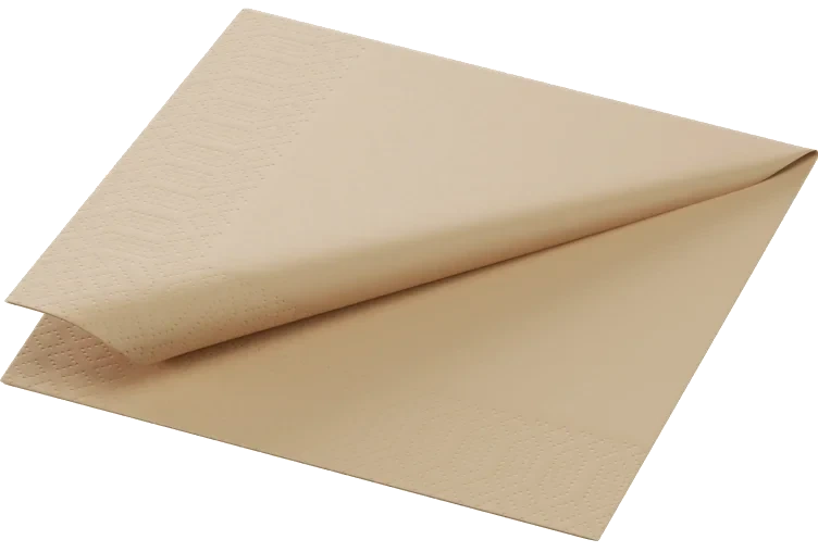 Serviett 2l 24cm natural brun  300stk