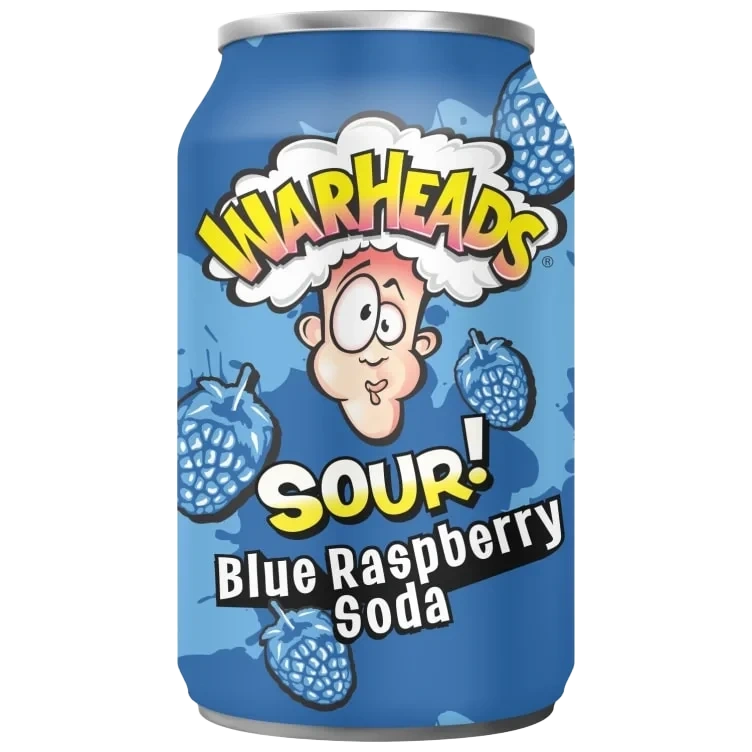 Warheads Blue Raspberry 355ml