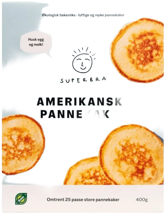 Pannekakemiks Amerikanske Økol 400g Superbra