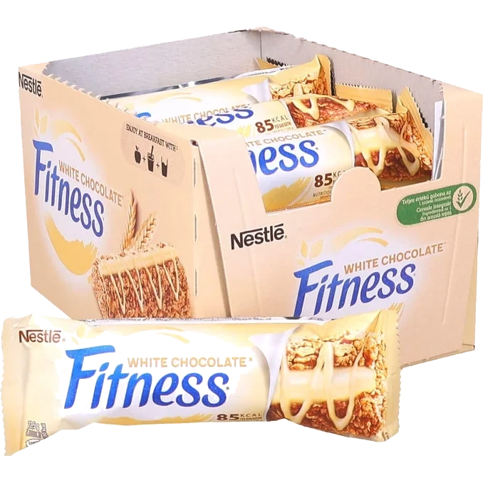 Fitness Bar Vit Choklad 16-pack